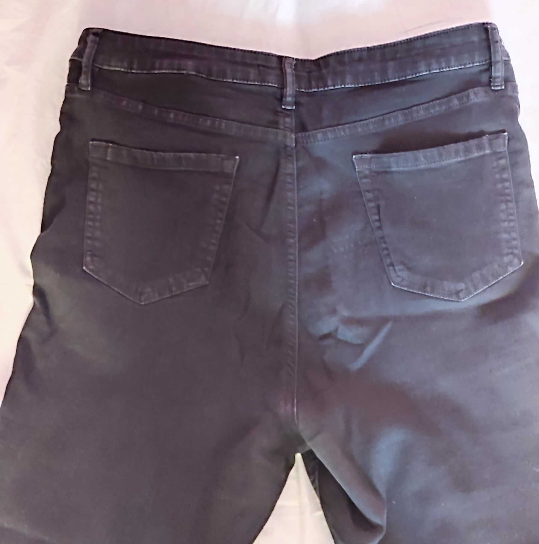 Jeansy damskie skinny czarne F&F L 44