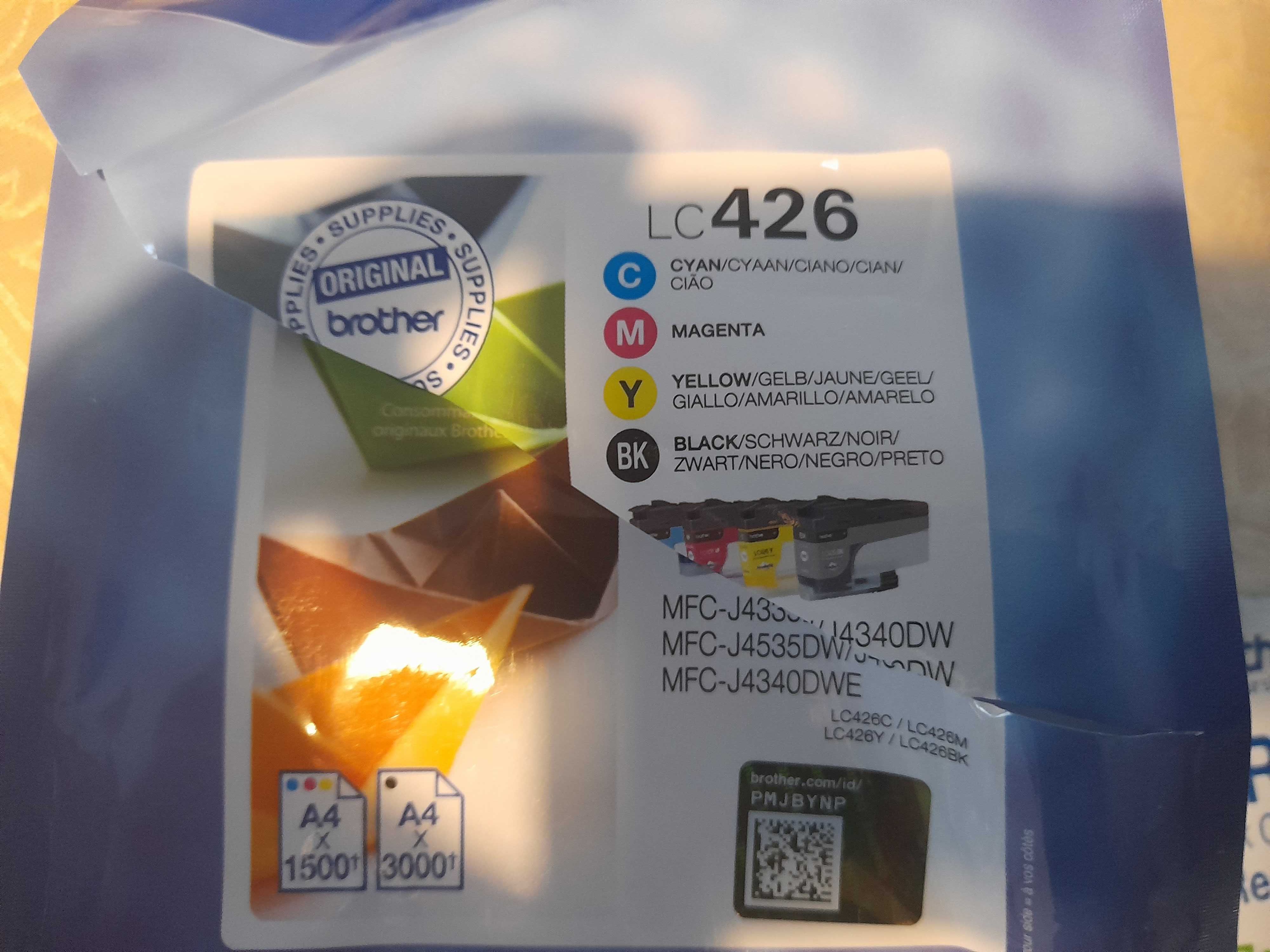 4x NOWY Tusz LC-426 Oryginał