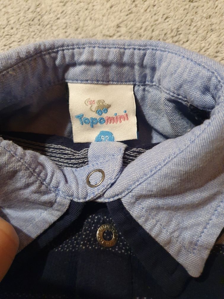 Koszula ze sweterkiem, Topomini, r.92