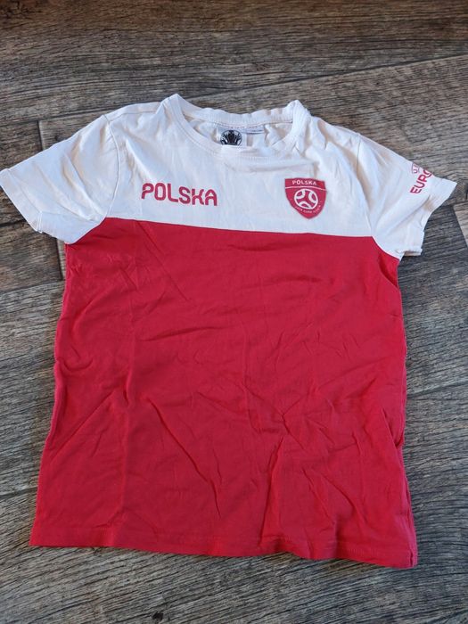 Koszulka kibica sportowa t-shirt 122/128 Polska