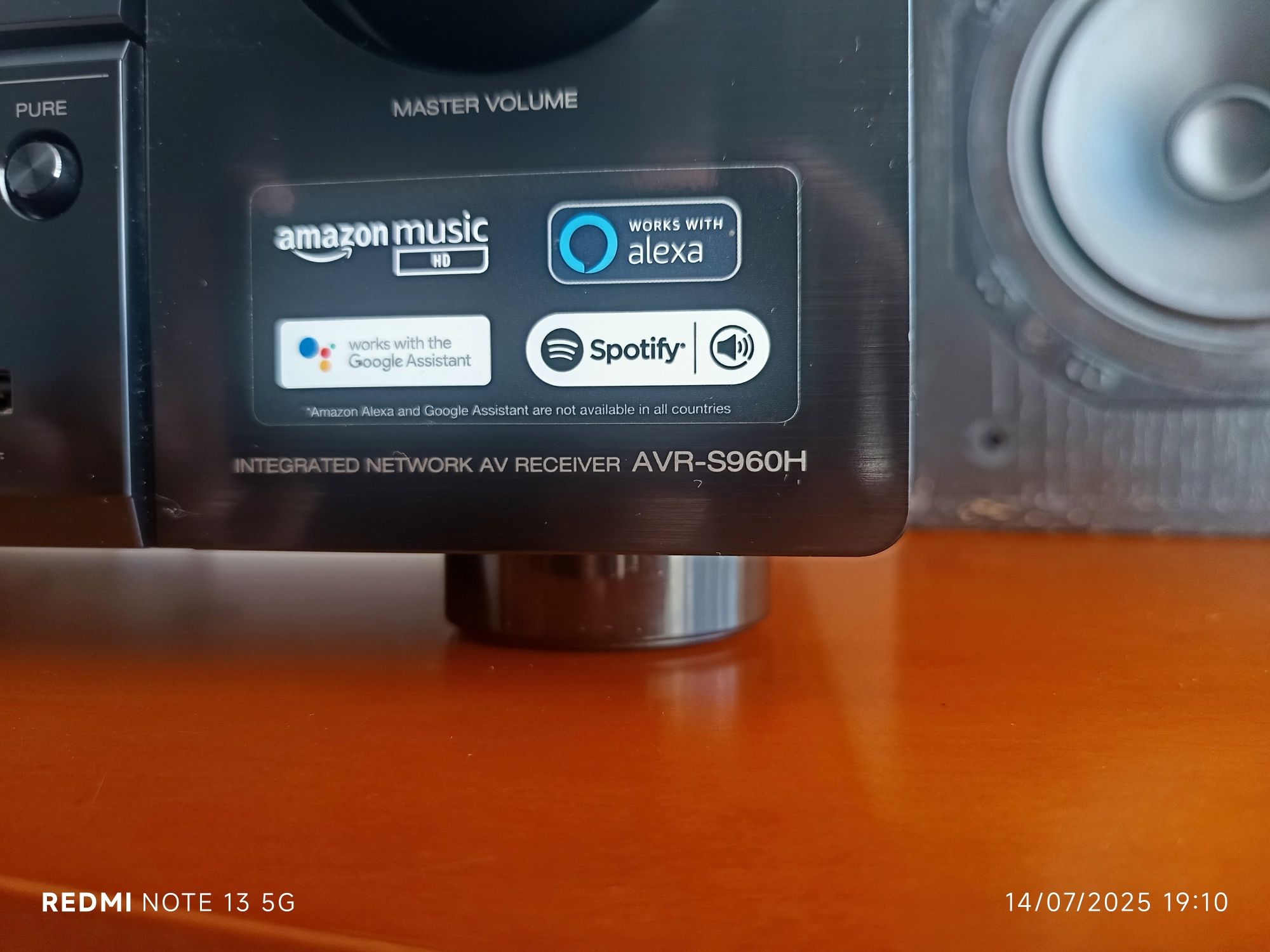Amplificador av Denon AVR S 960h