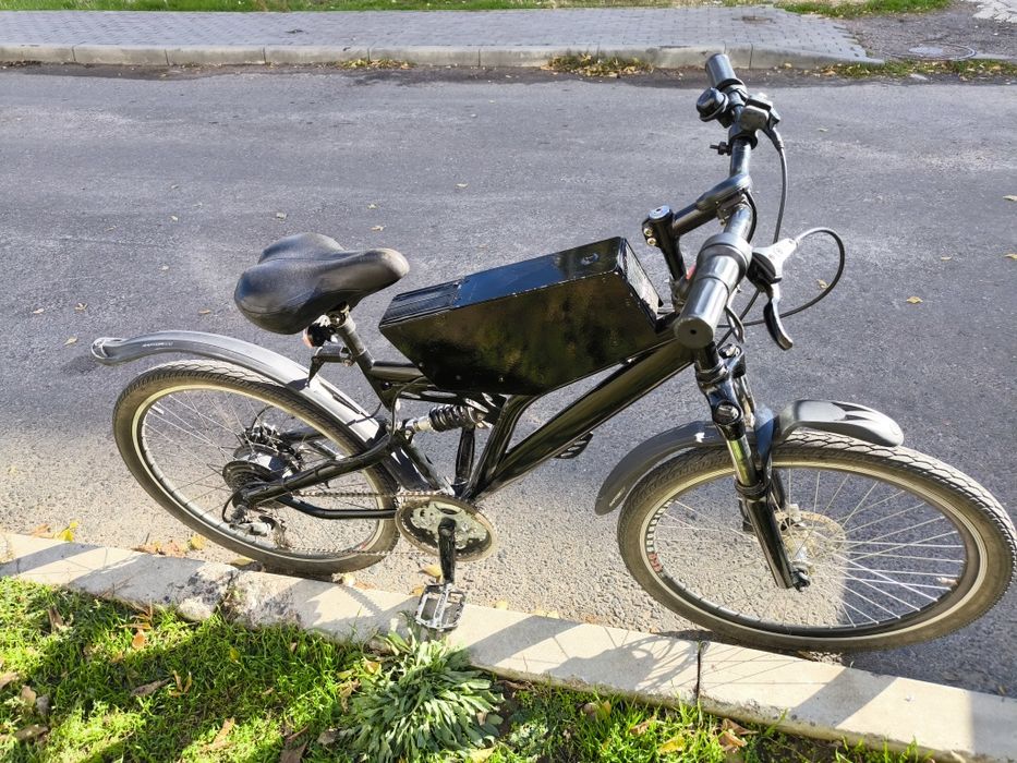 Электровелосипед, двухподвес, колесо 26", мотор 48 в 250 ватт