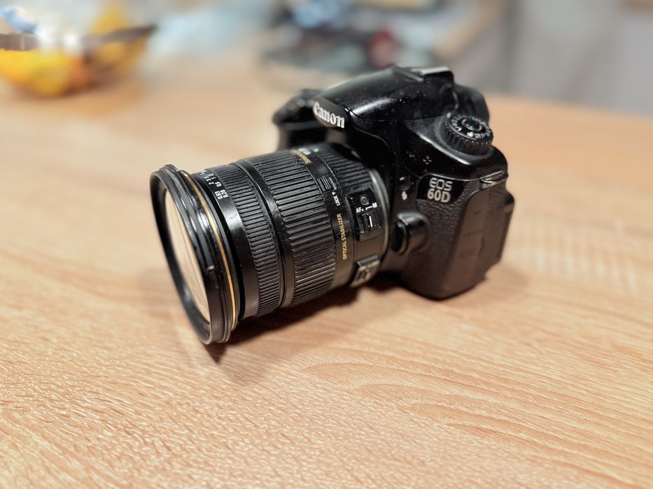 Canon EOS 60D + obiektyw Sigma 2.8 DC 17-50 EX HSM
