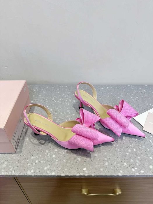 Mach 25ss Butterfly Knot Kot Obcasy Spicy Sandały, Kobiety Obcasy