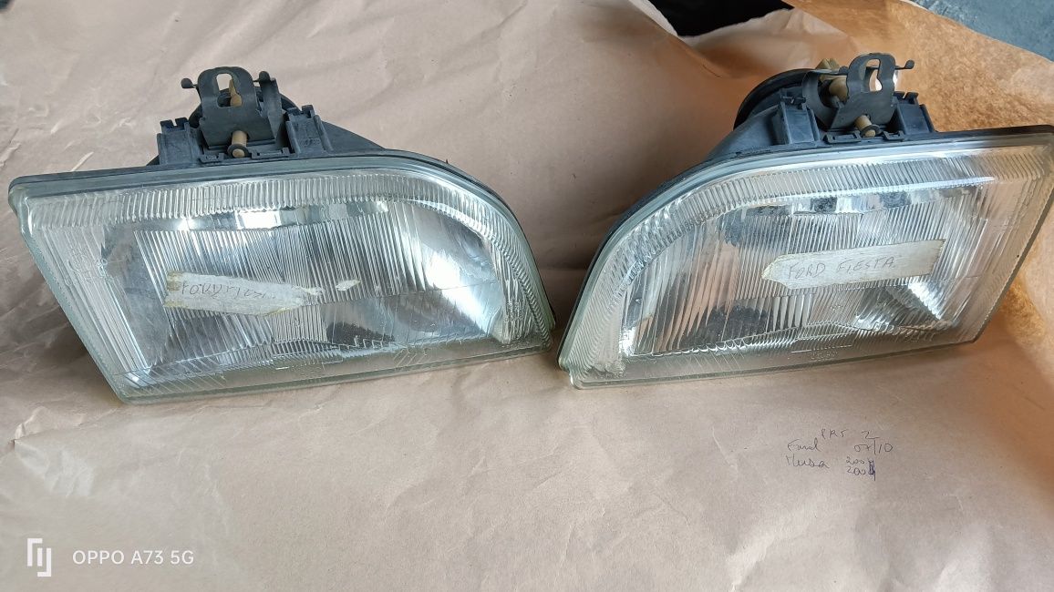 Farol Ford fiesta ótica 1989 óptica valeo