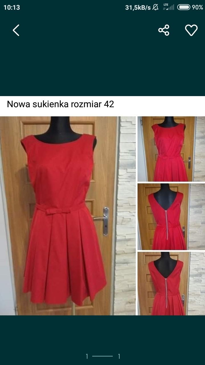 Nowa sukienka bez metki
