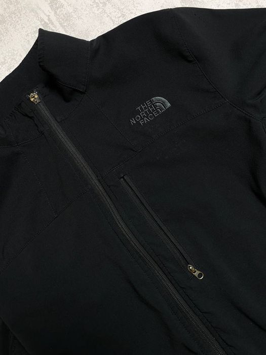 Чорна софтшел-куртка The North Face Windwall на блискавці