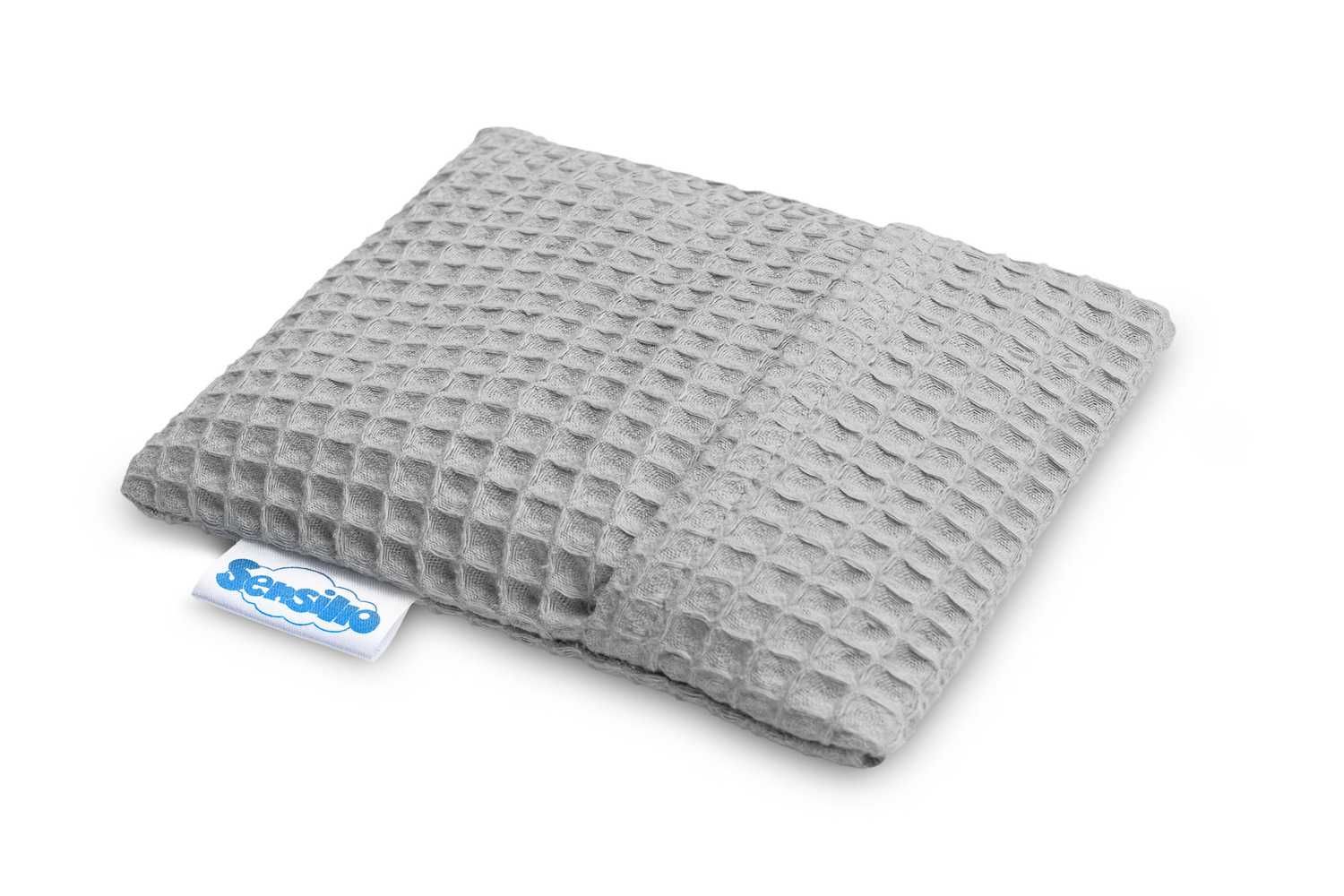 Termofor z pestek wiśni Sensillo Wafel Premium Szary