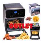 [OUTLET] Frytkownica 8L/1600W Piekarnik LINBOX Air Fryer INOX