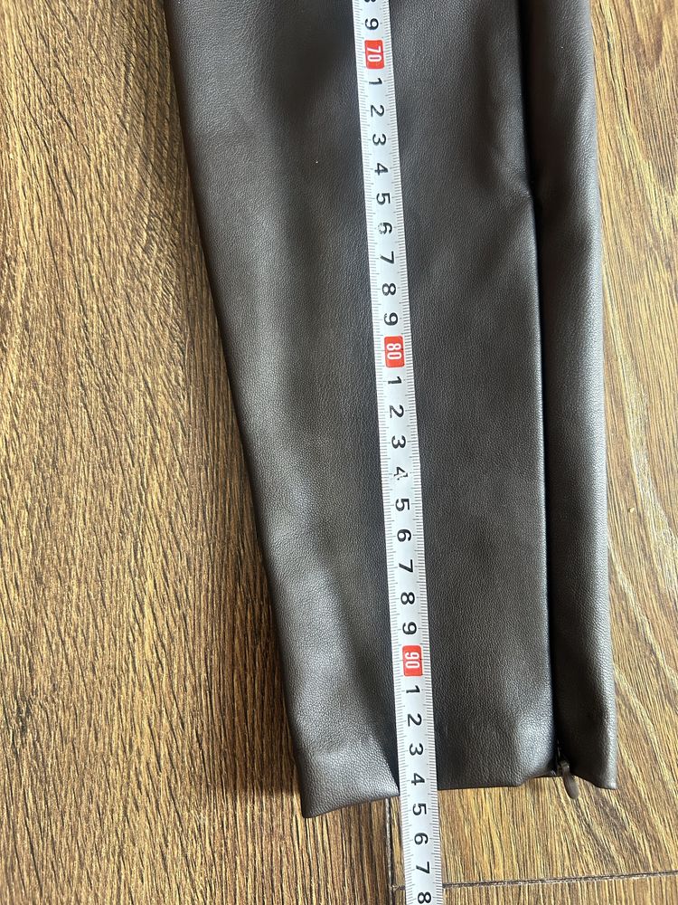 Legginsy z eko skóry H&M r. 34