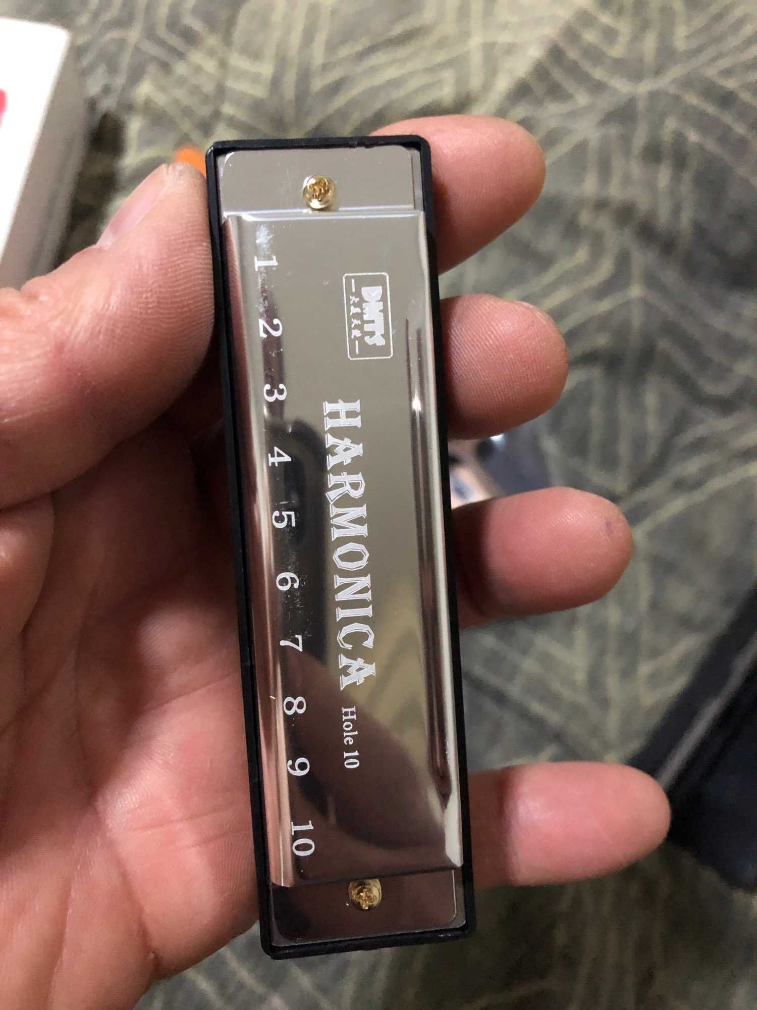 НАЧИНАЮЩИЙ? Губная гармоника блюзовая Harmonica DMTS на 10 отверстий