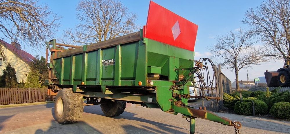 Metal Fach COUTAND Fortschritt 10 ton Klapa Import Oryginał  Rozrzutnik obornika używany