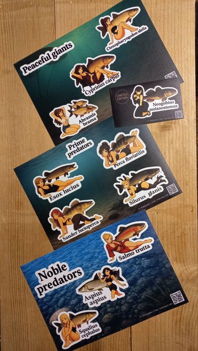 Стікерпак для риболовів