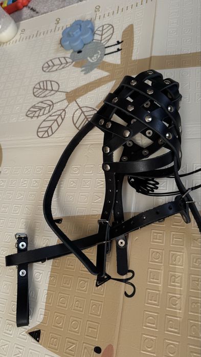 Намордник шкіряний новий для великих собак від 40-60кг