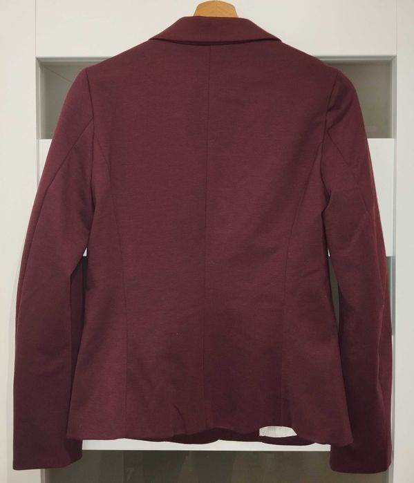 Marynarka żakiet damska rozmiar S bordowa