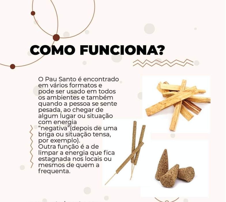 Pau Santo - Palitos para defumar