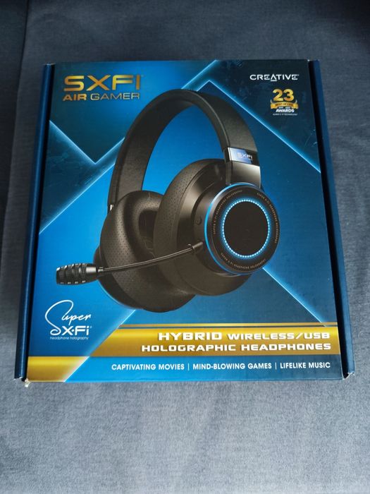 Słuchawki Creative Air Gamer, jak nowe, wysylka