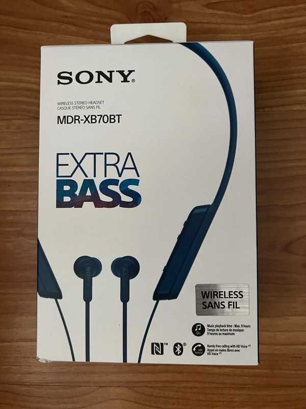 Vendo Auscultadores sem fio Sony MDR-XB70BT