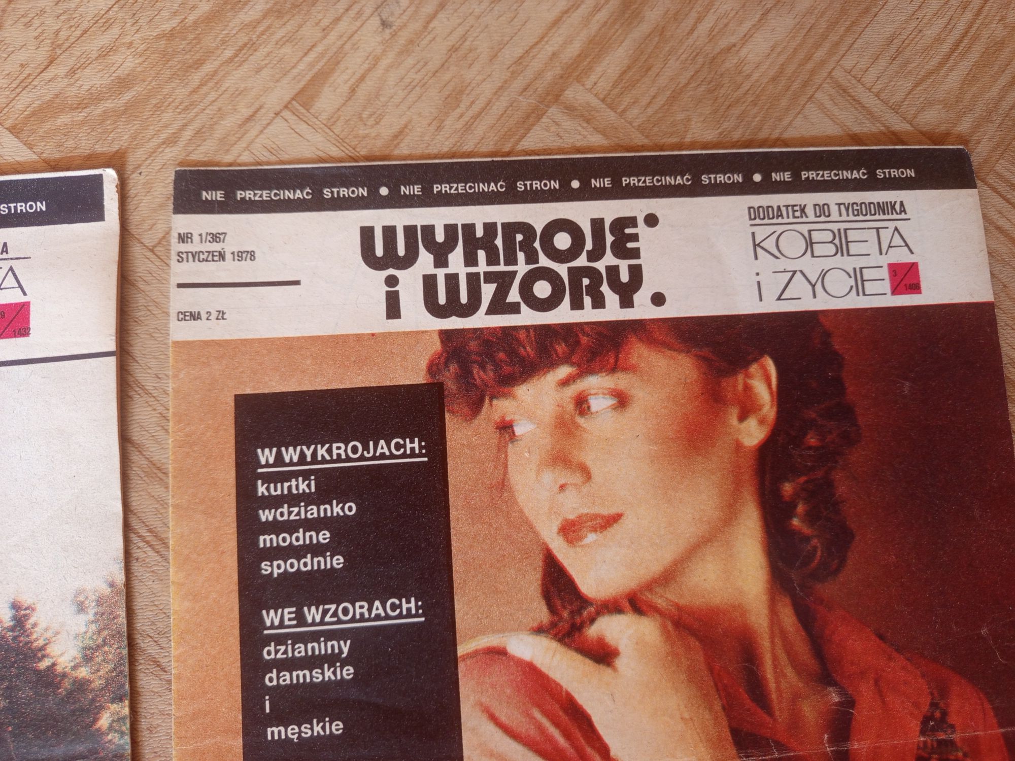 Magazyn-  Wzory i wykroje, lata 80-te, zestaw 1