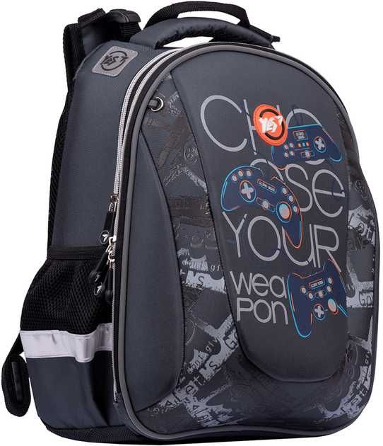 Рюкзак YES H-28 Game сірий для хлопчиків