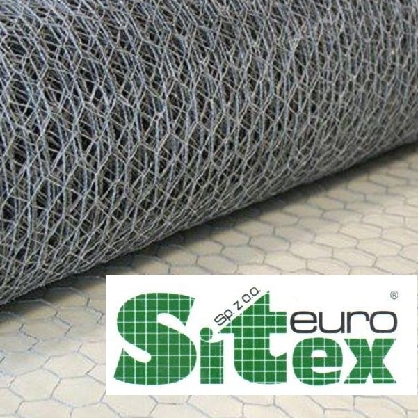 Siatka hodowlana hexagonalna na woliery, ogrodzenia 25/0,8. Ocynk