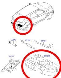 Пенопласт под инструмент Hyundai Santa FE Sport 13-18 09149-4Z000