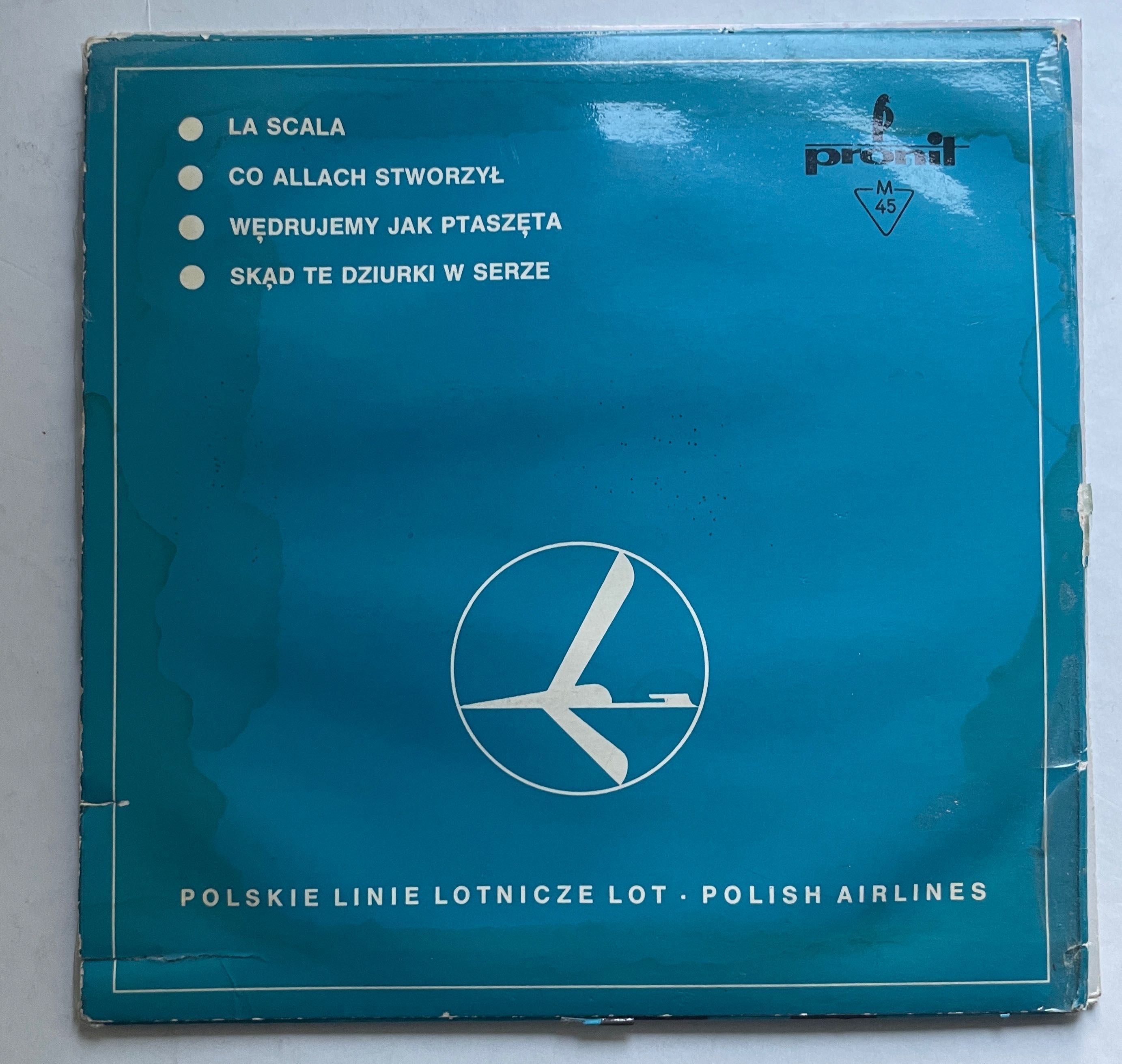 LOT   Latające piosenki Flying Songs By Warszaw Quartet. Unikat