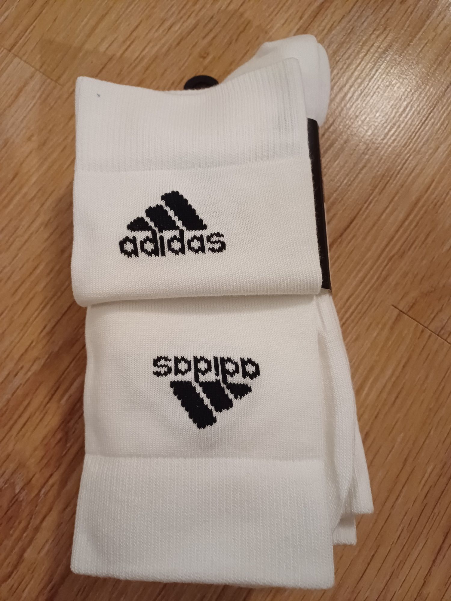 3 pary - Skarpety Adidas Light Crew 3PP białe