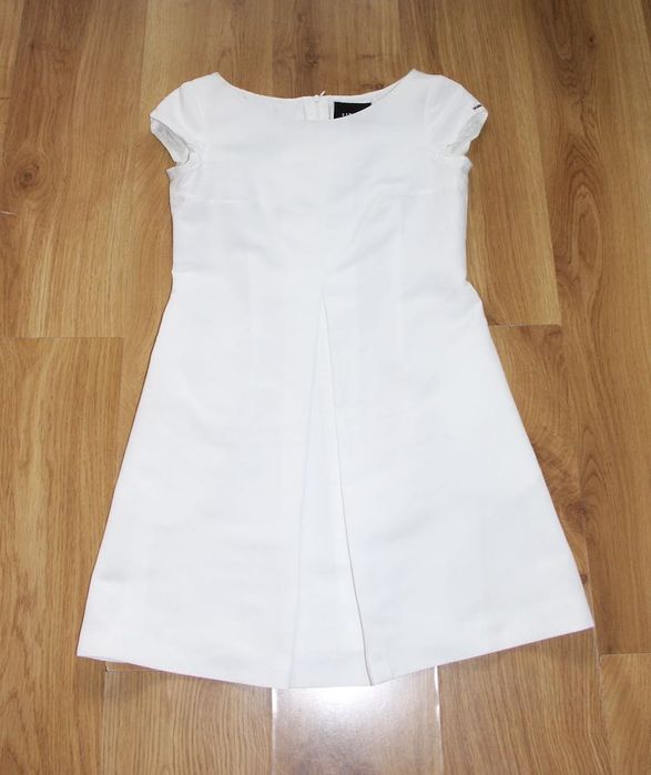 simple sukienka biała ślub chrzest 36 s suknia 34 xs