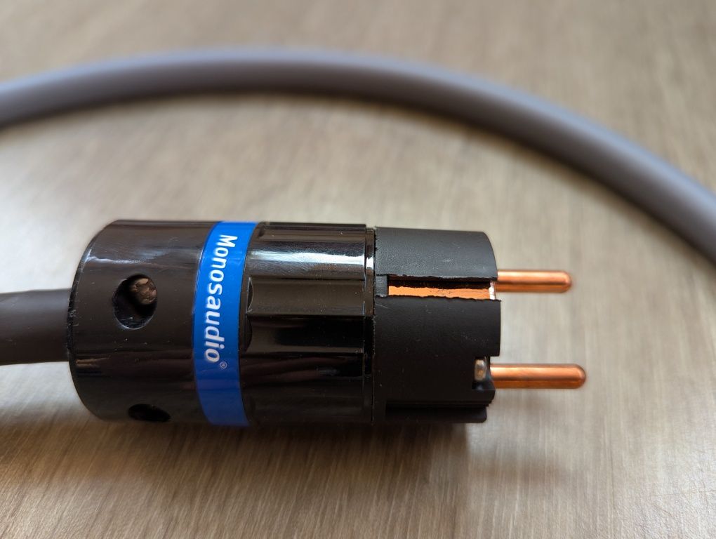 Kabel zasilający Kacsa KC-FP40, 1,5m, wtyki z czystej miedzi