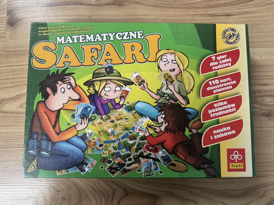 Gra planszowa matematyczne safari