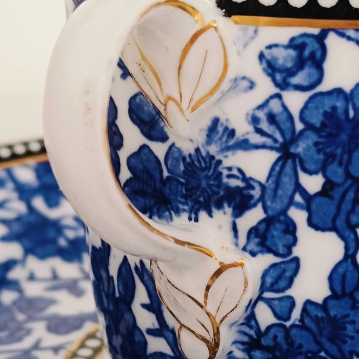 **WIELKA filiżanka porcelana stary COALPORT 1875_1881