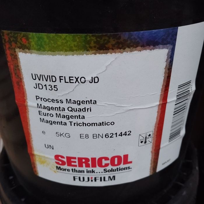 УФ краска SERICOL для узкорулонной флексопечати