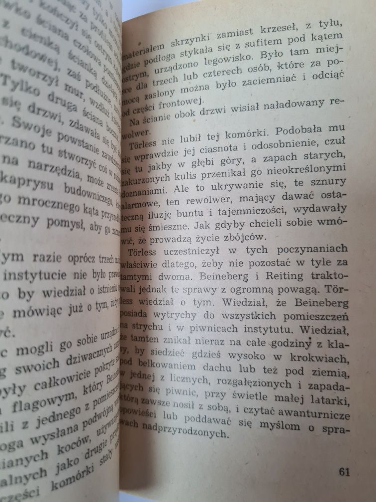 Niepokoje wychowanka Törlessa - Robert Musil