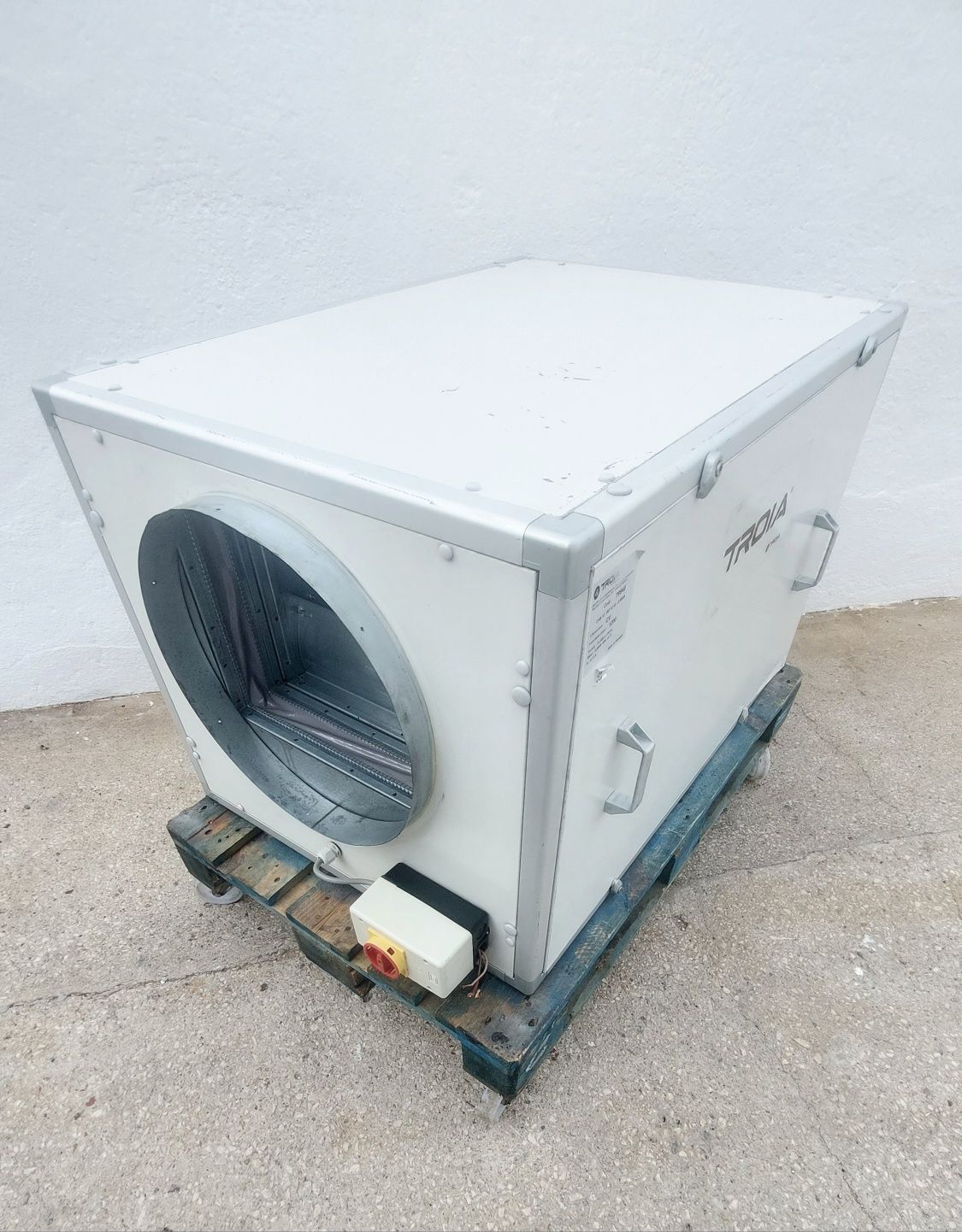 Ventilador extrator 8500 m3h Ar fumos tintas de estufas de pintura