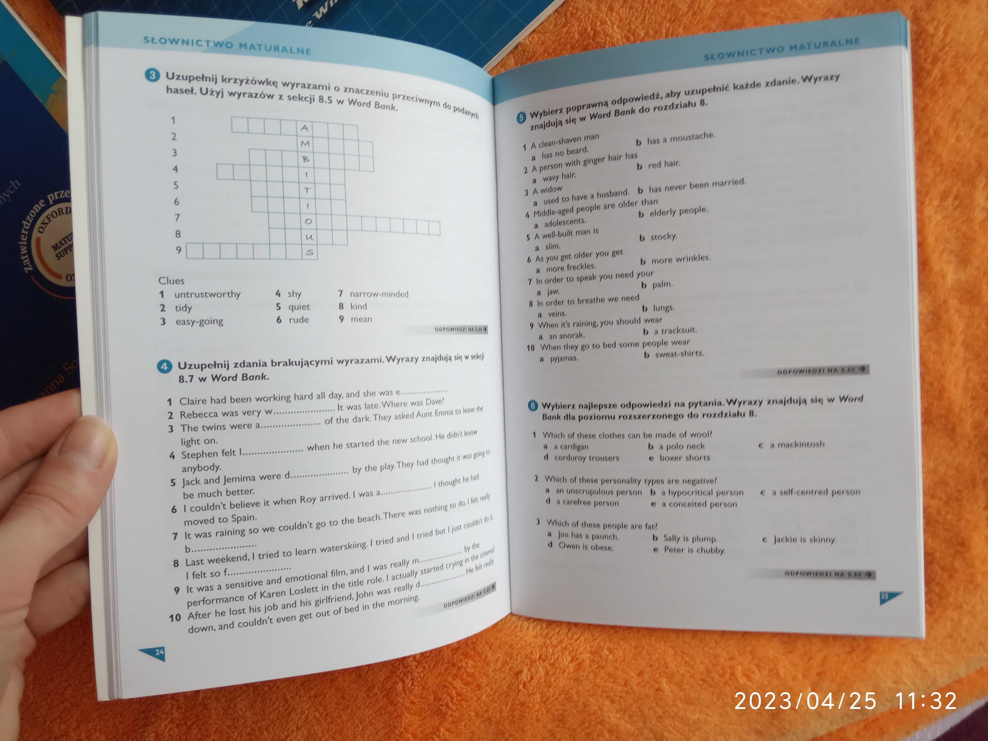 Zestaw 3 książek do nauki języka angielskiego do nowej matury