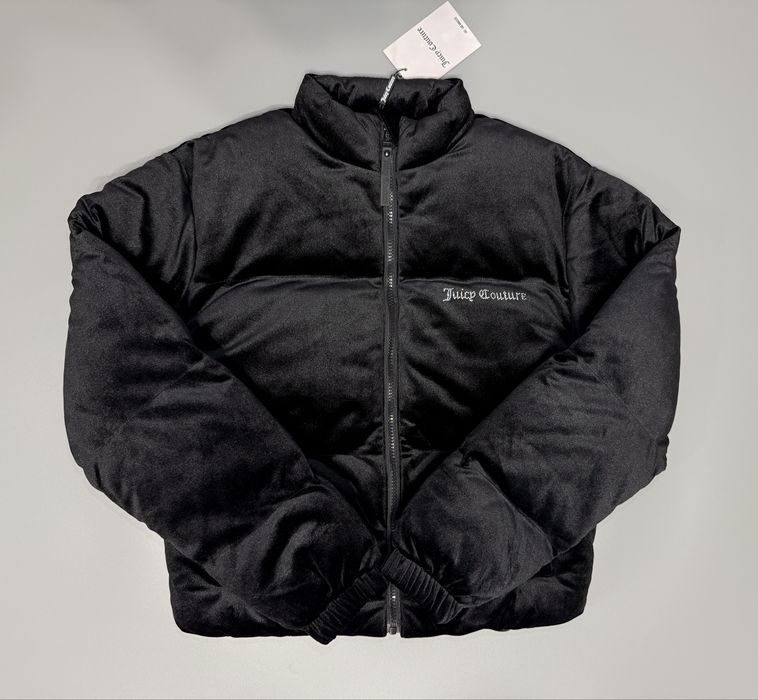 Велюрова куртка Juicy Couture нова, оригінал, чорна XS з бірками