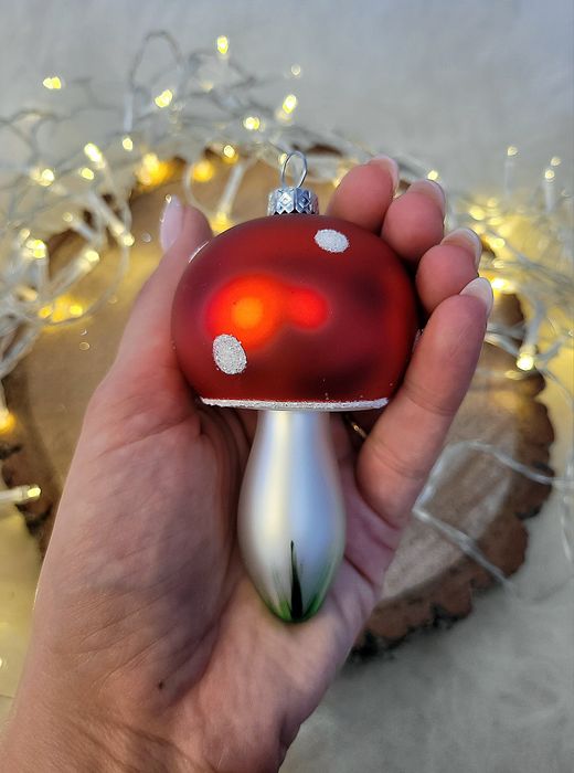 Bombki grzybki jak PRL 4 sztuki muchomorki