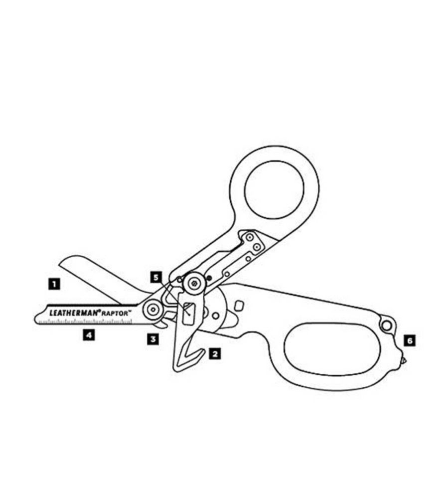 Ножницы Leatherman Raptor Rescue Utility