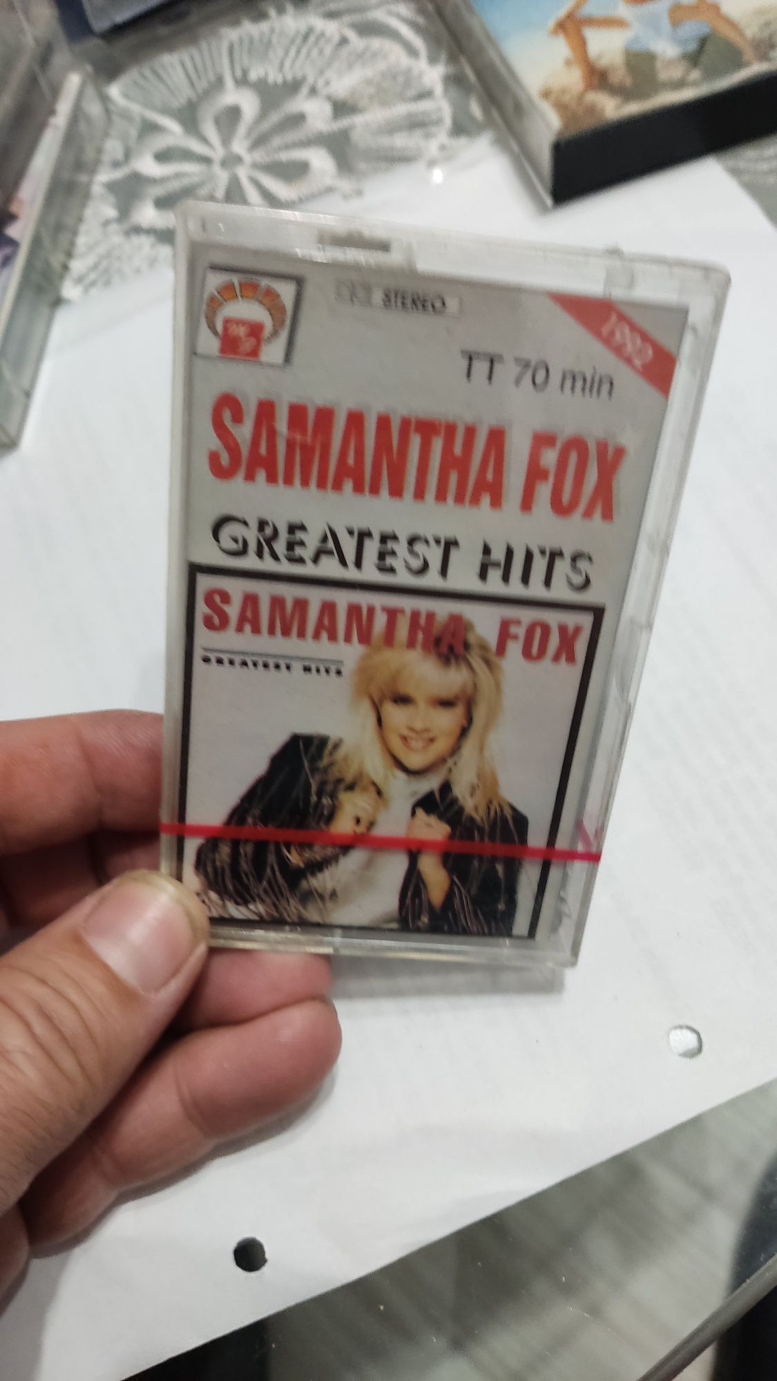 Samantha Fox Greatest hits kaseta audio nowa w folii