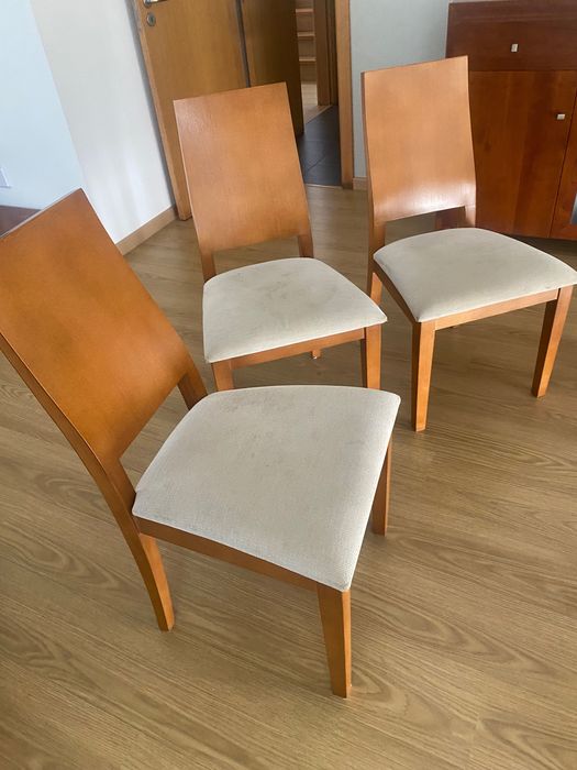 6 cadeiras de mesa de jantar