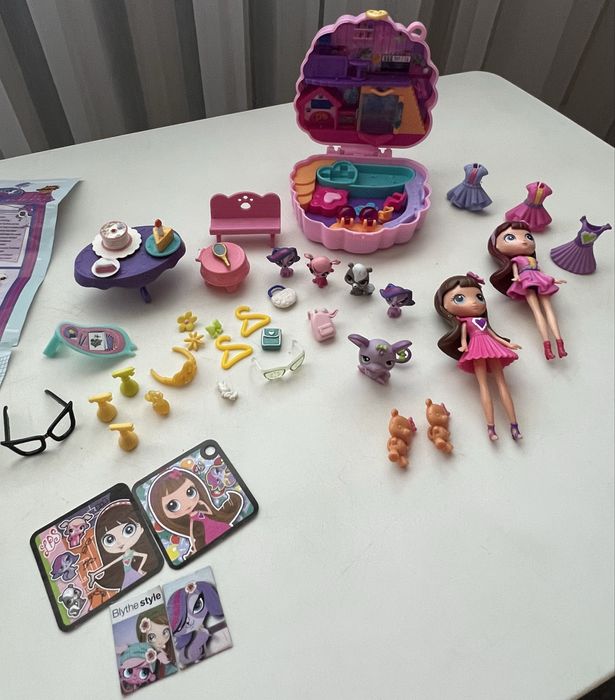 Polly pocket лялечки тваринки аксесуари одяг меблі