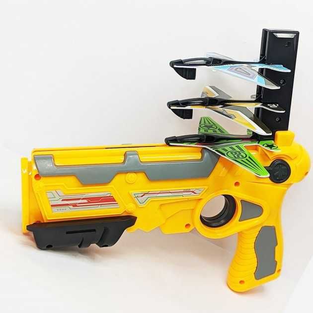 Дитячий іграшковий пістолет з літачками Air Battle катапульта (AB-1)