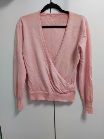 Sweterek różowy M