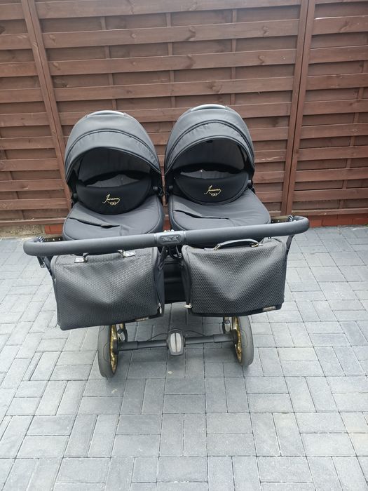 Wózek Junama Duo S Line 4w1 - wózek bliźniaczy