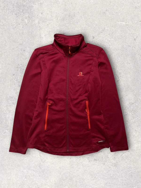 Salomon różowy Polar fleece bluza zip hoodie pink techwear streetwear