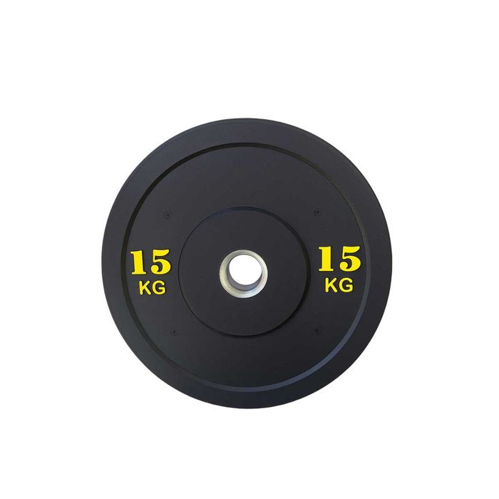Obciążenia gumowe Bumper 15kg olimpijskie ciężary –polska produkcja