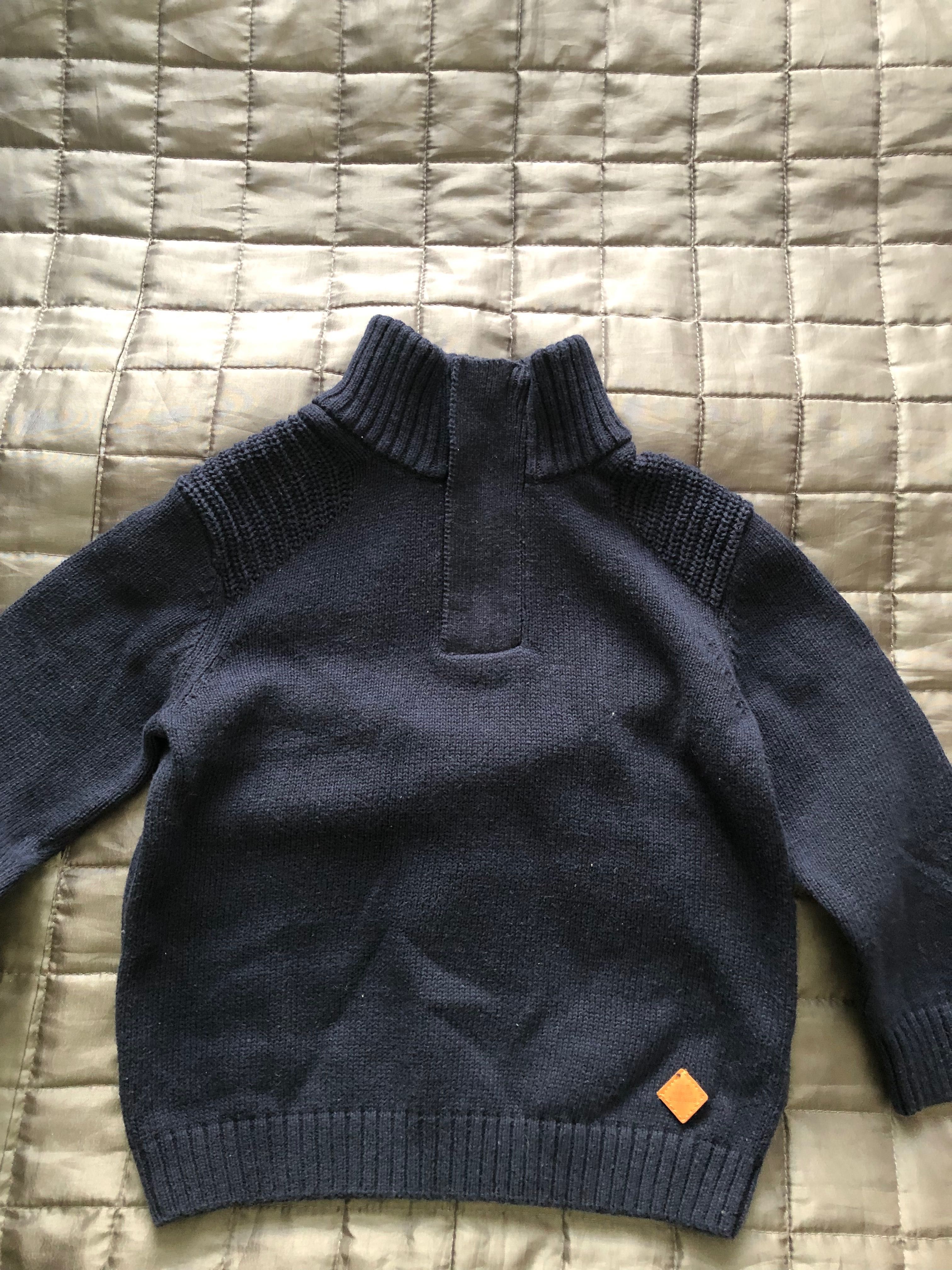 Sweter ze stójką ZARA r 104