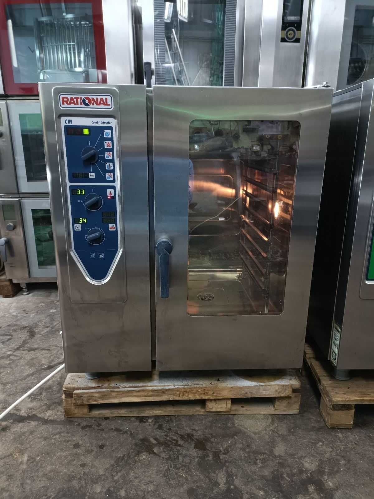 Пароконвектомат 10 уровней Rational CM 101, пароконвекционная печь б/у