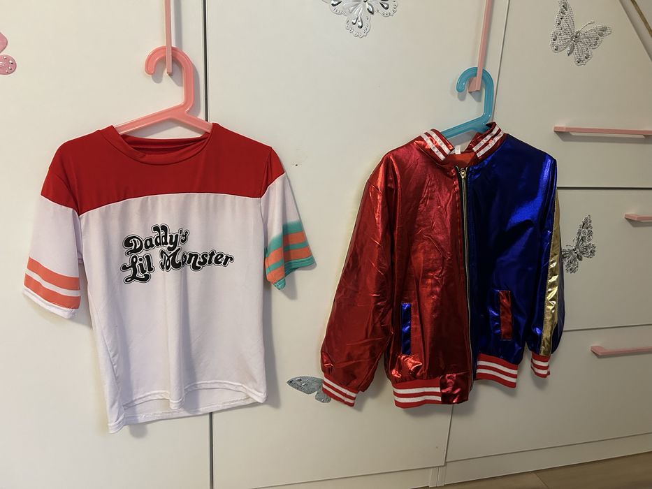 Strój przebranie Harley Quinn rozm. 140